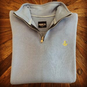 FORCE 10 OFFICIAL ⚓️ Baby Blue Portside 1/4 zip jumper