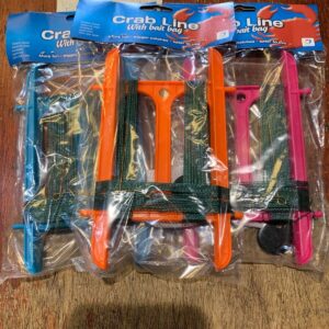 Med Crab Fishing Line Bait Bag sea fishing no hook Blue, Orange And Pink