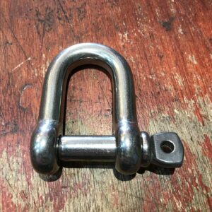 12mm Stainless Steel A4-AISI 316 D Shackle Dee