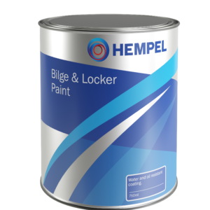 Hempel Bilge & Locker Topcoat Boat Paint - light grey - 750ml