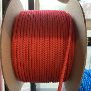 English braid 4mm 8 plait pre stretch per mtr
