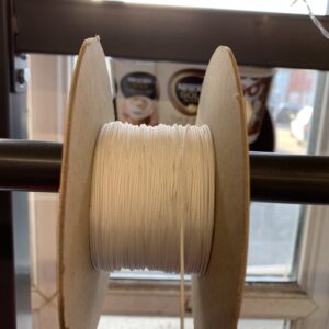 Dinghy Dyneema Cord 1 mm white per mtr