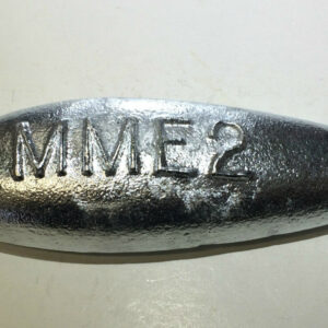 Anode Zinc 2Z 2.2 Kg weld-on Pear