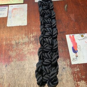 Cannel And Narrow Boat Knotted Nylon Rope Fender Black