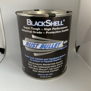 Rust Bullet Blackshell 1 quart rust preventive paint