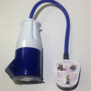 Shore power conversion 16A 200-250V lead plug 3 pin 2P+E