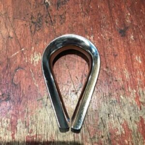 Thimble Wire Rope Clamp Grip Stainless Steel A4 Marine Grade DIN 6899 12mm