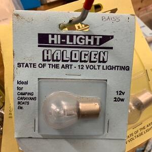 Halogen 12v 20w BA155 Bulb
