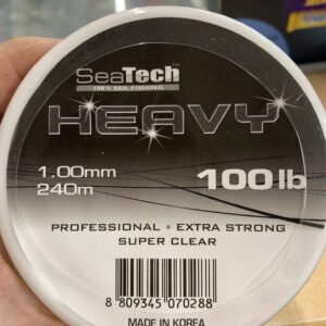 Sea tech heavy clear 100lb line