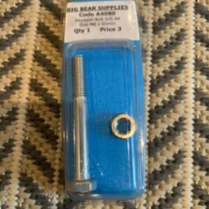 Hexagon Bolt s/s A4 M8 X 65mm With Nut And Washer