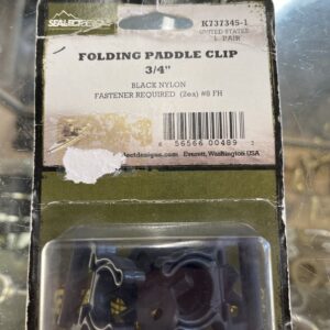 SEA-LECT DESIGNS Folding Paddle Clip 3/4" - For Canoe/Kayak/Boat