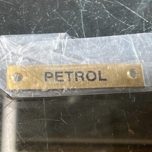 Petrol Label Brass