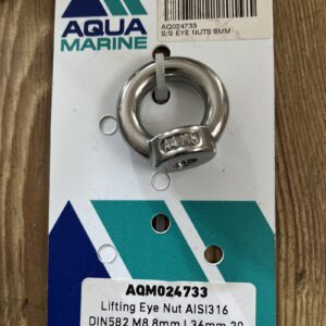 Lifting eye nut m8-8mm L36 A4