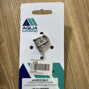 4mm Stainless Steel A4-AISI 316 D Shackle