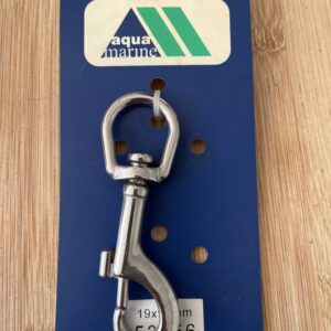 Swivel snap eye bolt clip s/s 19 x 90mm