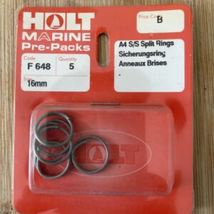 Holt marine F648 16mm A4 split rings