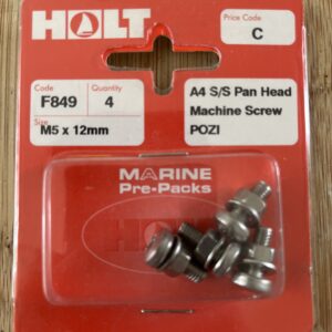 Holt marine F849 m5 x 12mm A4 pan m/screw