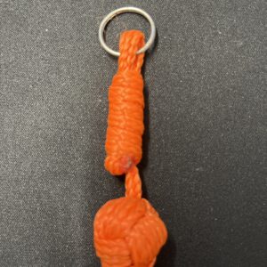 Upcycled monkey fist key ring