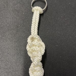 Upcycled twine key ring
