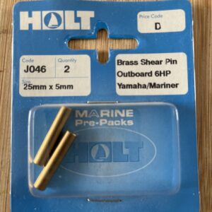 Holt marine J046 25x5mm brass shear pin
