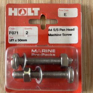 Holt marine F071 m8x50mm A4 pan m/screw