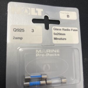 Holt marine Q925 2amp glass radio fuse