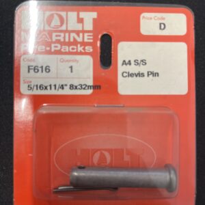 Holt marine F616 8 x 32mm A4 clevis pin