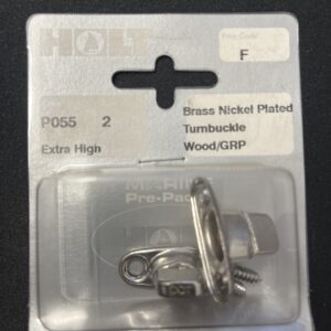 Holt marine P055 brass nickel plated turnbuckle