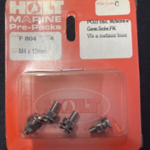Holt marine F804 m4 x 12mm A4 csk m/screw