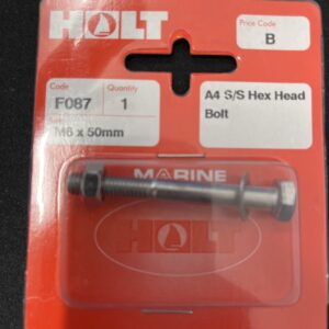 Holt marine F087 m6 x 50mm A4 with hex bolt