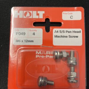 Holt marine F049 m5 x 12mm A4 pan m/screw