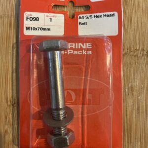 Holt marine F098 m10 x 70mm A4 hex bolt