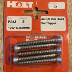 Holt marine F243 12x2” A4 csk s/tapper