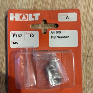 Holt marine F167 m5 A4 flat washers