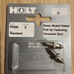 Holt marine P035 brass nickel pull up fastening