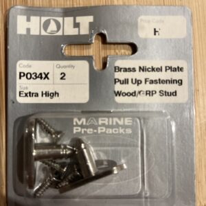 Holt marine Po34X brass nickel pull up fastening