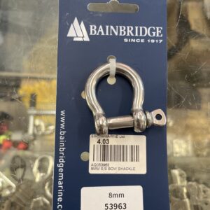 8mm s/s bow shackle