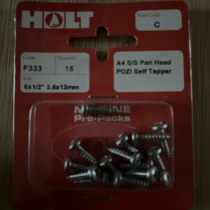 Holt marine F333 6 x 1/2” A4 pan s/tapper