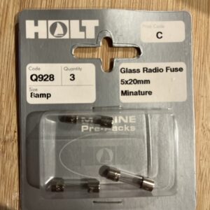 Holt marine Q928 8 amp glass radio fuse pack