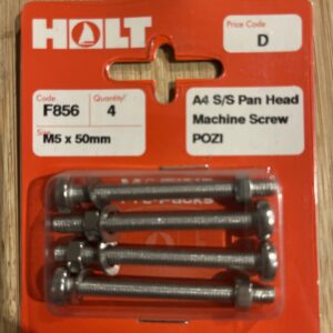 Holt marine F856 m5 x 50mm A4 pan m/screw
