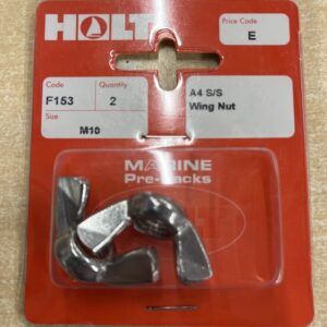 Holt marine F153 m10 A4 s/s wing nut pack