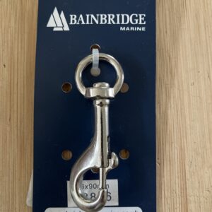 Swivel snap eye bolt clip s/s 16 x 90mm