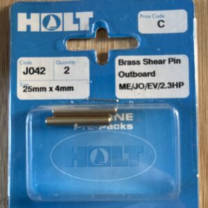 Holt marine J042 25 x 4mm brass shear pin