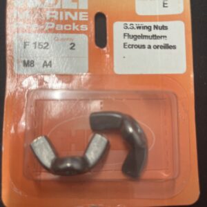 Holt marine F152 A4 s/s wing nut pack