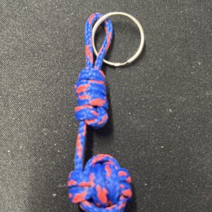 Upcycled monkey fist key ring
