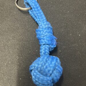 Upcycled monkey fist key ring