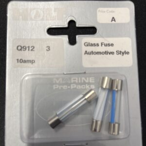 Holt marine Q912 glass fuse 10 amp pack