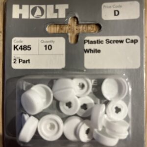 Holt marine K485 2 part plastic screw cap white pack