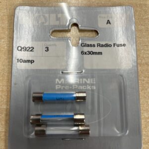 Holt marine Q922 10 amp glass radio fuse pack