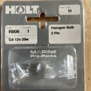 Holt marine R806 G4 12v 20w halogen bulb 2 pin